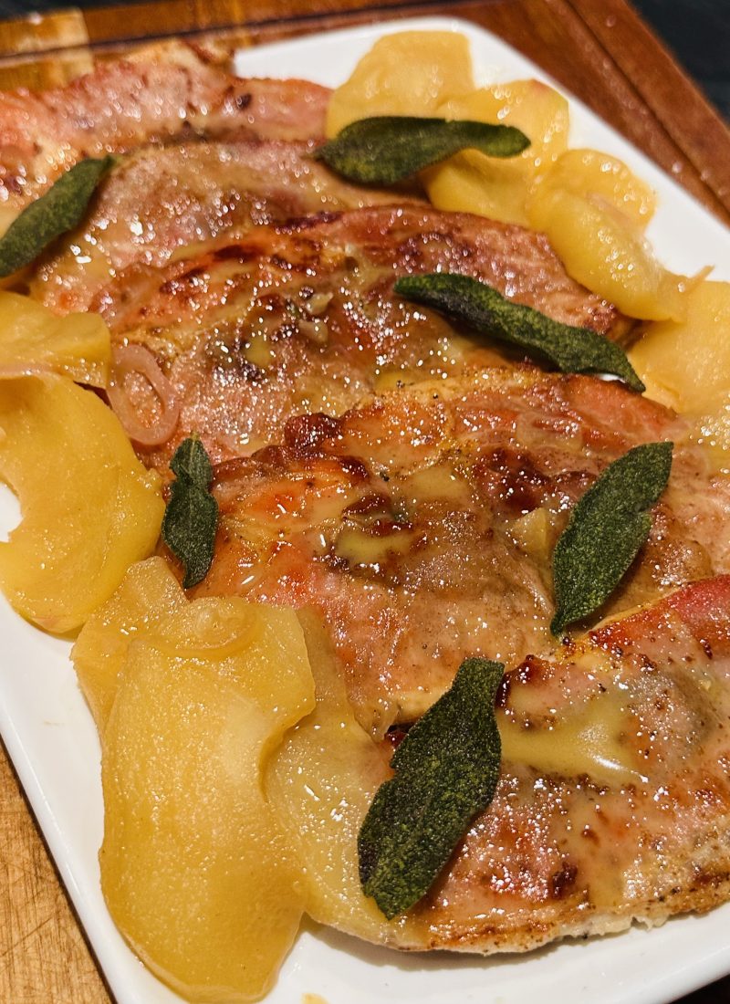 Cozy Fall Apple Chicken Saltimbocca