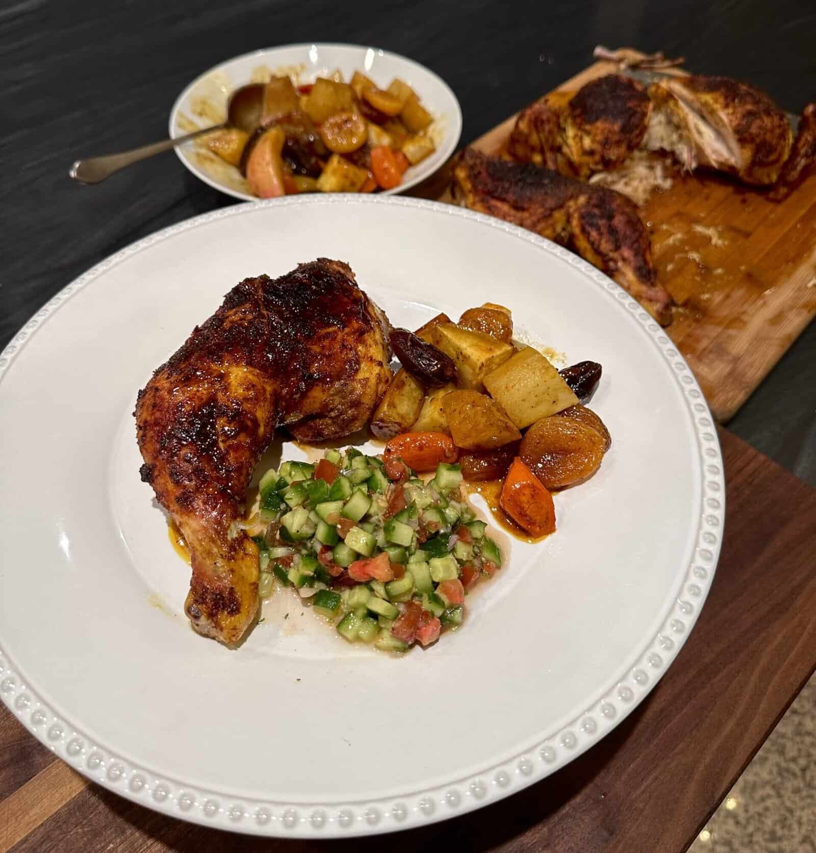 Moroccan Spatchcocked Chicken Recipe