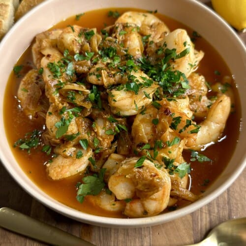 Gambas Al Ajillo (Garlic Shrimp) - Alessandra Ciuffo